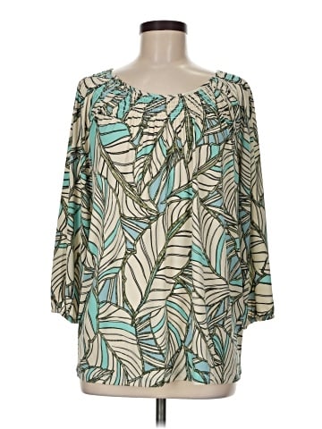Susan Graver 3/4 Sleeve Blouse (view 1)