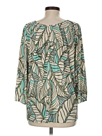 Susan Graver 3/4 Sleeve Blouse (view 2)