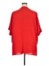 Fred David 100% Polyester Red Short Sleeve Blouse Size 3X - photo 2