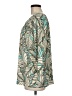 Susan Graver Teal 3/4 Sleeve Blouse Size M - photo 5