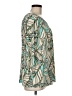 Susan Graver Teal 3/4 Sleeve Blouse Size M - photo 4