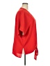 Fred David 100% Polyester Red Short Sleeve Blouse Size 3X - photo 4