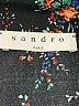 Sandro 100% Viscose Stars Black Casual Skirt Size XXL (5) - photo 4