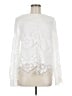 Shein White Long Sleeve Blouse Size M - photo 1