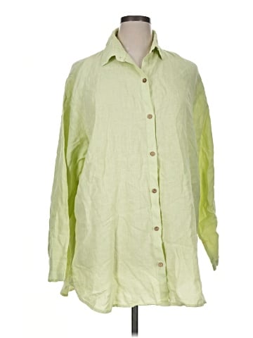 Soft Surroundings 3/4 Sleeve Button-Down Shirt (view 1)