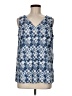 Eddie Bauer Blue Sleeveless Blouse Size M (tall) - photo 1