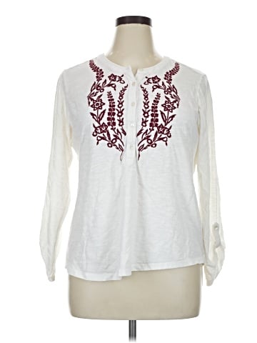 Style&Co Long Sleeve Blouse (view 1)