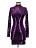 Emerald Sundae 100% Polyester Metallic Purple Cocktail Dress Size XS - photo 1