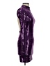 Emerald Sundae 100% Polyester Metallic Purple Cocktail Dress Size XS - photo 4