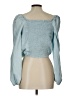 Cloth & Stone 100% Lyocell Teal 3/4 Sleeve Blouse Size L - photo 2