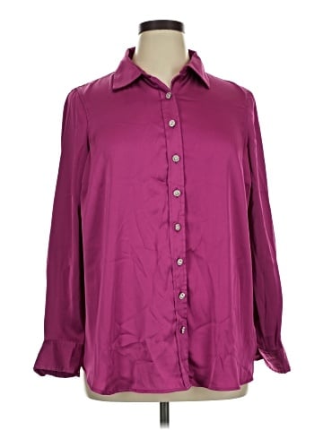 Indigo Rose Long Sleeve Blouse (view 1)