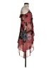 Keepsake 100% Polyester Tropical Burgundy Cocktail Dress Size S - photo 4