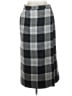 Evan Picone Plaid Gray Formal Skirt Size 16 - photo 1