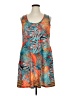 Unbranded Tropical Orange Casual Dress Size XL - photo 1