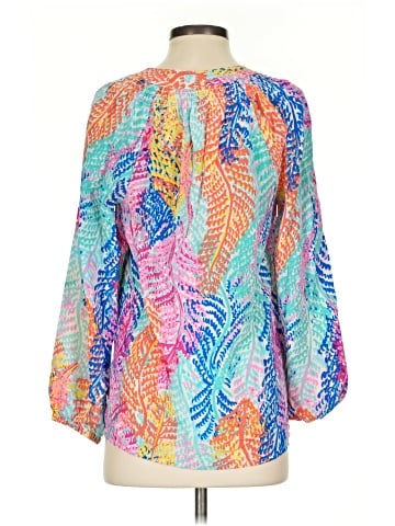 Lilly Pulitzer 3/4 Sleeve Silk Top (view 2)