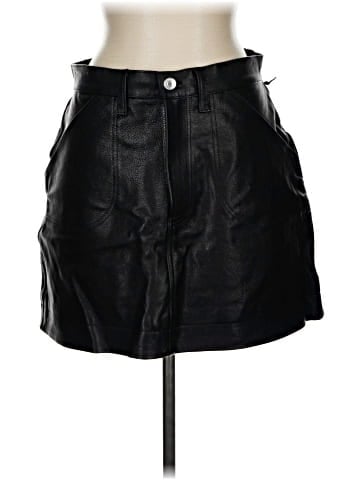 RE/DONE Leather Skirt (view 1)