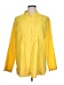 Chadwicks Color Block Yellow Long Sleeve Blouse Size L (tall) - photo 1