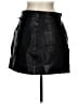 RE/DONE 100% Leather Black Leather Skirt Size 30 waist - photo 2