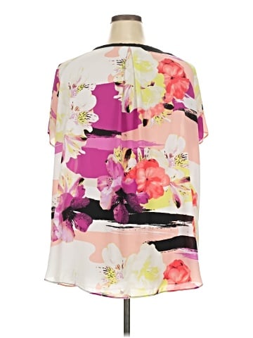 Worthington Short Sleeve Blouse (view 2)