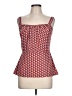 CAbi 100% Polyester Red Sleeveless Blouse Size 10 - photo 1