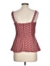 CAbi 100% Polyester Red Sleeveless Blouse Size 10 - photo 2