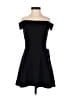 Teeze Me Solid Black Cocktail Dress Size 1 - photo 1