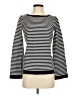 Ann Taylor Stripes Black Pullover Sweater Size S - photo 1