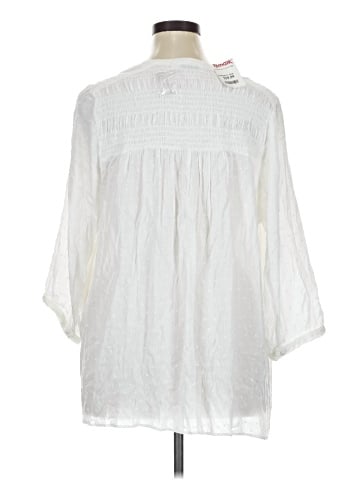 Rose + Olive 3/4 Sleeve Blouse (view 2)