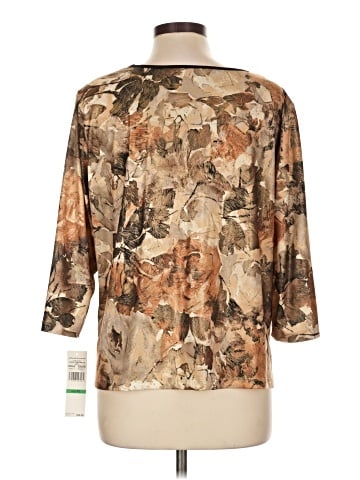 Alfred Dunner 3/4 Sleeve T-Shirt (view 2)