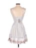 Cupshe 100% Rayon Stripes Blue Casual Dress Size XS - photo 2