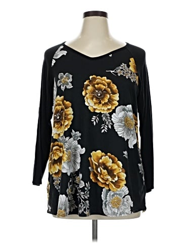 Cool Melon 3/4 Sleeve Top (view 1)