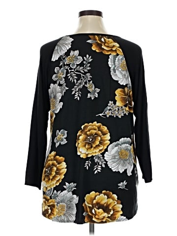 Cool Melon 3/4 Sleeve Top (view 2)