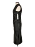 Almost Famous Stripes Black Cocktail Dress Size S - photo 5