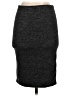 Express Solid Gray Casual Skirt Size S - photo 2