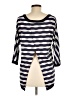 Bailey 44 Stripes Blue 3/4 Sleeve Top Size L - photo 2
