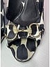 Gucci 100% Satin Animal Print Ivory Black Heels Size 7 1/2 - photo 4