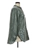 Dolma Gray Green 3/4 Sleeve Blouse Size XL - photo 4