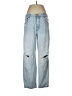 Zara Hearts Blue Jeans Size 12 - photo 1