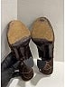 Prada 100% Suede Graphic Brown Suede Platform Peep Toe Slingback Sandals  Size EU 36 1/2 - photo 5
