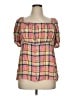 Torrid Pink Short Sleeve Blouse Size 1X Plus (1) - photo 1
