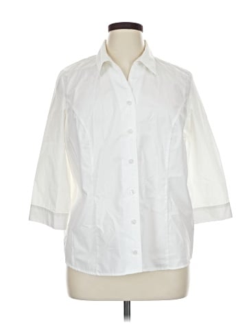 Cj Banks 3/4 Sleeve Button-Down Shirt (view 1)