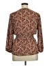 Max Studio 100% Polyester Brown 3/4 Sleeve Blouse Size XL - photo 2