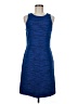 Ann Taylor LOFT Tweed Blue Casual Dress Size 6 - photo 1