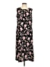 Unbranded 100% Polyester Floral Black Casual Dress Size Sm - Lg - photo 1
