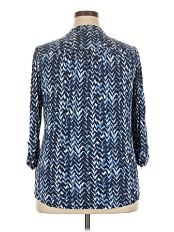 Roz & Ali 3/4 Sleeve Blouse (view 2)