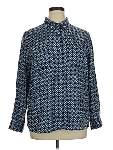 Charter Club Long Sleeve Button-Down Shirt (view 1)