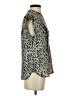 J.Crew Animal Print Teal Sleeveless Blouse Size XS - photo 4