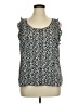 Elle 100% Polyester Black Sleeveless Top Size XL - photo 1