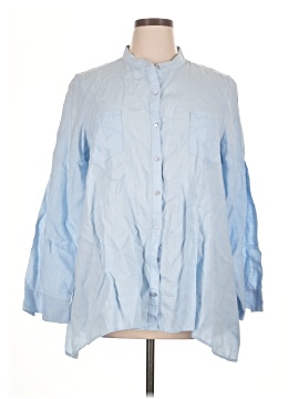 Eileen Fisher 3/4 Sleeve Button Down Shirt