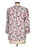 Old Navy 100% Rayon Floral Pink 3/4 Sleeve Blouse Size L - photo 2